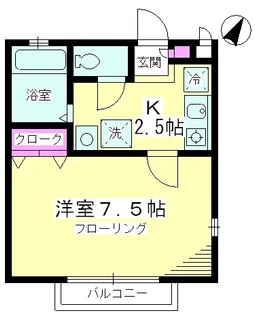 ボヌール【2階】の間取り