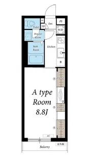 リブリ・K&K【1階】の間取り