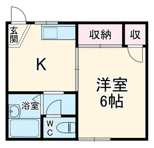 メゾン・ド・ミヨシ【105号室】の間取り