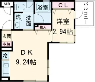 ツルマキロジ【2階】の間取り