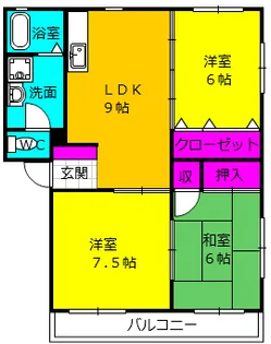 ドリームCity A【204号室】の間取り