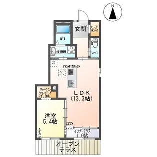 グランデイズ【1階】の間取り