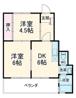 朝日堂コーポ【303号室】の間取り