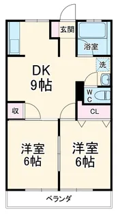 今嶺ビル【303号室】の間取り