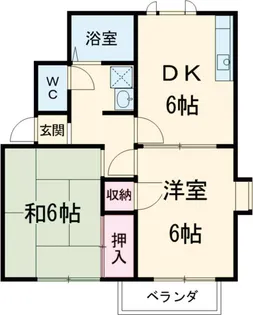 クラシコ湘南【201号室】の間取り