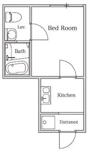 ソフィアエヌ湘南平塚【3階】の間取り