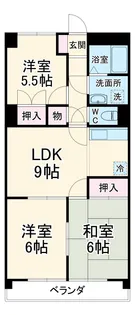 ハウス城東【3階】の間取り