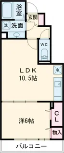 リヴェール等々力B【1階】の間取り