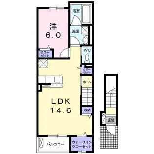 ティック リジェ翔Ⅲ【2階】の間取り