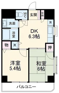メゾンYK【303号室】の間取り