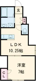メルベーユ等々力【1階】の間取り