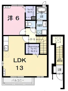シースター【2階】の間取り