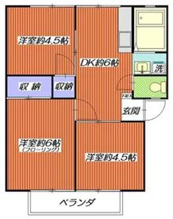 泉タウン35【2階】の間取り