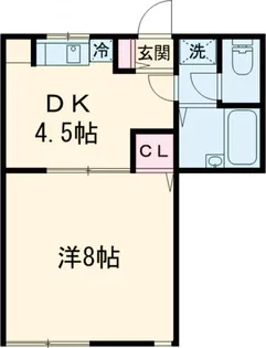 メゾンサクラ【2階】の間取り
