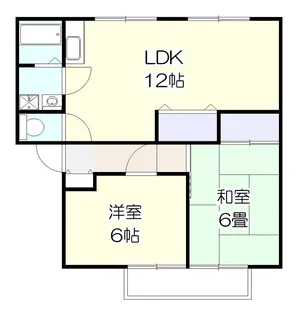 プラザ樹苑B【2階】の間取り