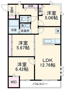 OSCAR BP【3階】の間取り