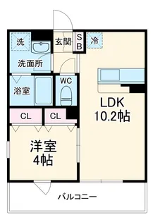 リブリ・南湖【3階】の間取り