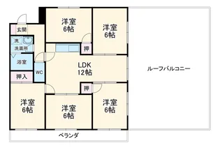 エステート23【507号室】の間取り