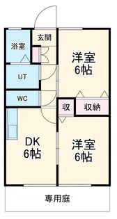 エステート【103号室】の間取り