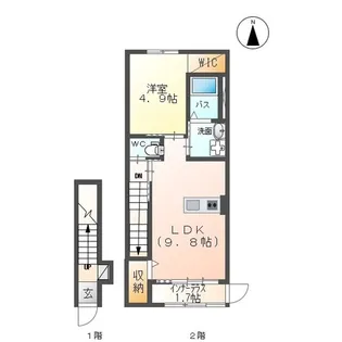ラウレア OZ【2階】の間取り
