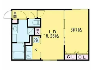 Branche桜新町Ⅱ【3階】の間取り