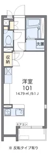 ミランダ十塚【101号室】の間取り