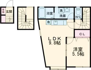 ガーデンヒル二子玉川【3階】の間取り
