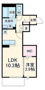 湘南ガーデン美々【1階】の間取り