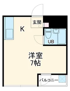 シャトル大恵E【304号室】の間取り