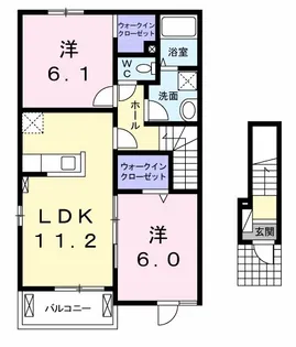 エテルノ グラース【2階】の間取り