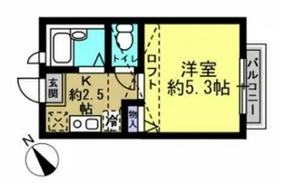 グレイスメゾン横浜南【1階】の間取り