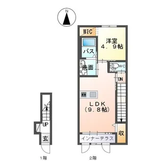 Avanti Ⅱ【2階】の間取り