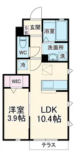 アルカディア【1階】の間取り