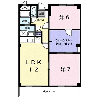 フラワープレイス【1階】の間取り