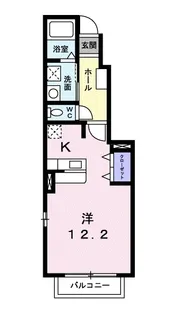 カルムメゾンB【1階】の間取り