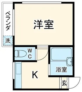 ハイツタカハシ【201号室】の間取り