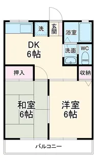 ハウスレーベン A【A102号室】の間取り