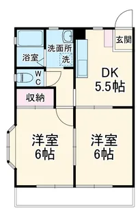 コーポカワイ【2階】の間取り