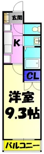 CASSIA東千葉【2階】の間取り