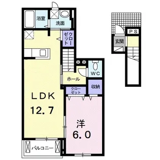 メゾン クレール【2階】の間取り