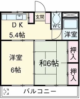 田口ビル【3B号室】の間取り