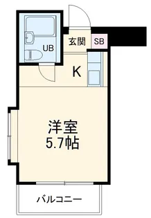 ライオンズマンション東千葉【4階】の間取り