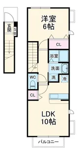 ポチハウス【2階】の間取り