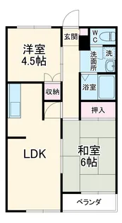 メゾンサニーベール【107号室】の間取り
