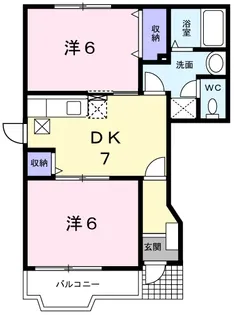 ラベンダーヒルズⅠ【1階】の間取り