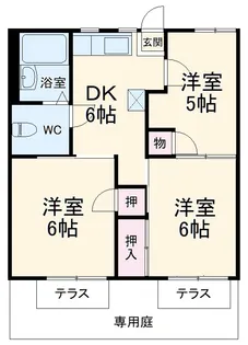 フォーブル太平台A【102号室】の間取り
