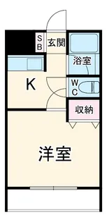 K・SQUARE【403号室】の間取り