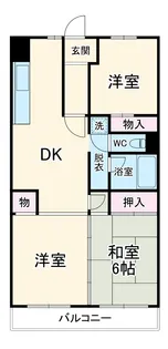 ドリーミー静【302号室】の間取り