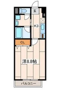 ヴィヴレ35【1階】の間取り
