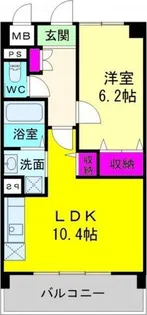 ブラウニーココ【1階】の間取り